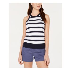 MAISON JULES Womens Sleeveless Crew Neck Top